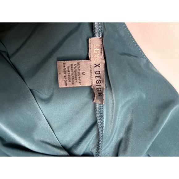 LOVE X DESIGN NWOT Slinky Halter Maxi Dress in Atlantic blue. Size M - Picture 7 of 8